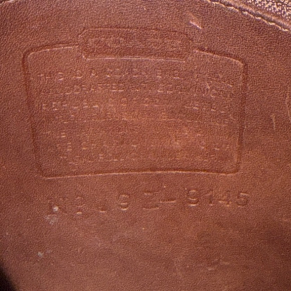 Vintage Coach 9145 Legacy Studio Flap Classic Brown Leather Shoulder Bag small - Picture 6 of 7